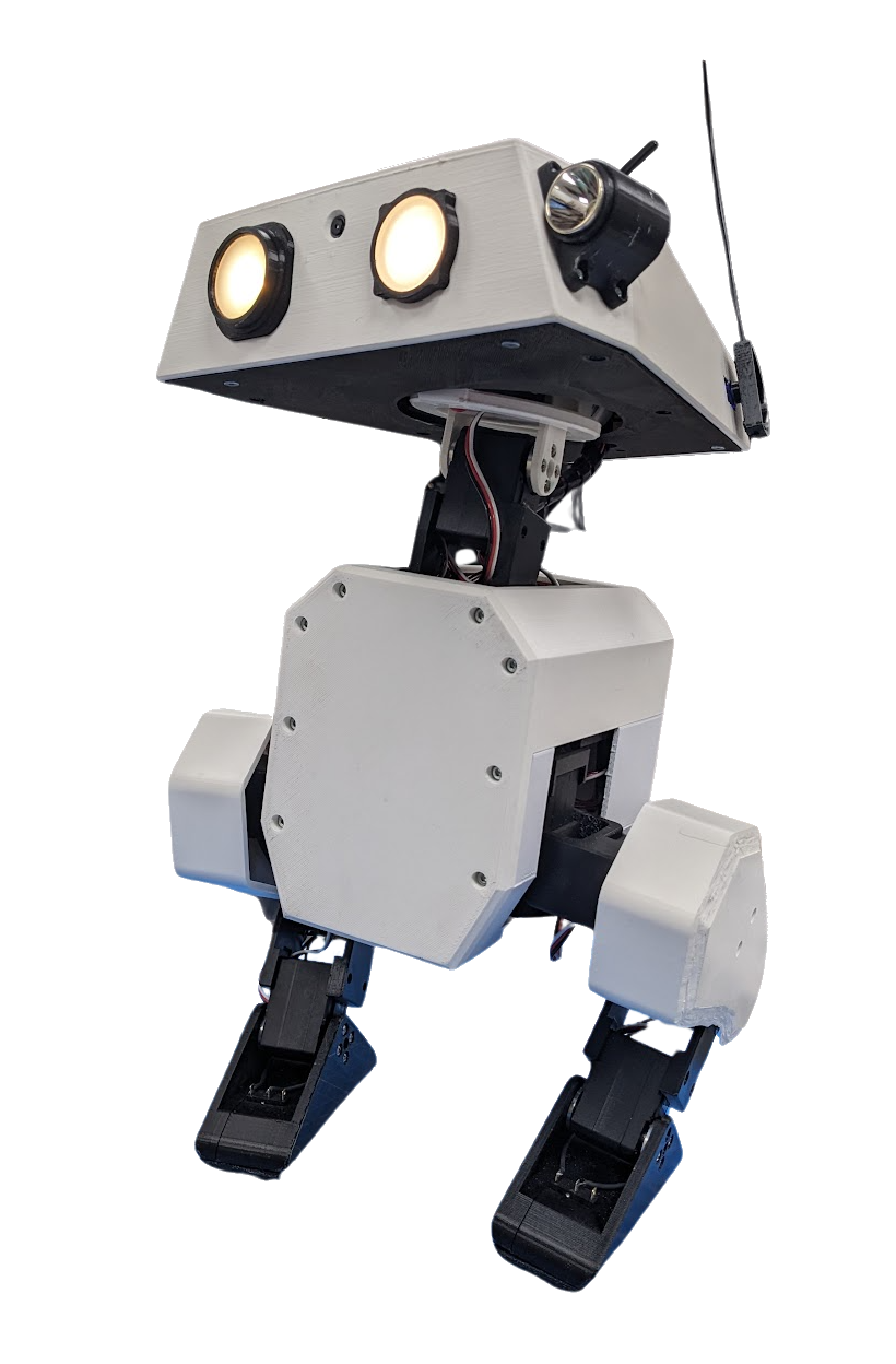 OpenDuck Mini iki bacaklı eğitim robotu